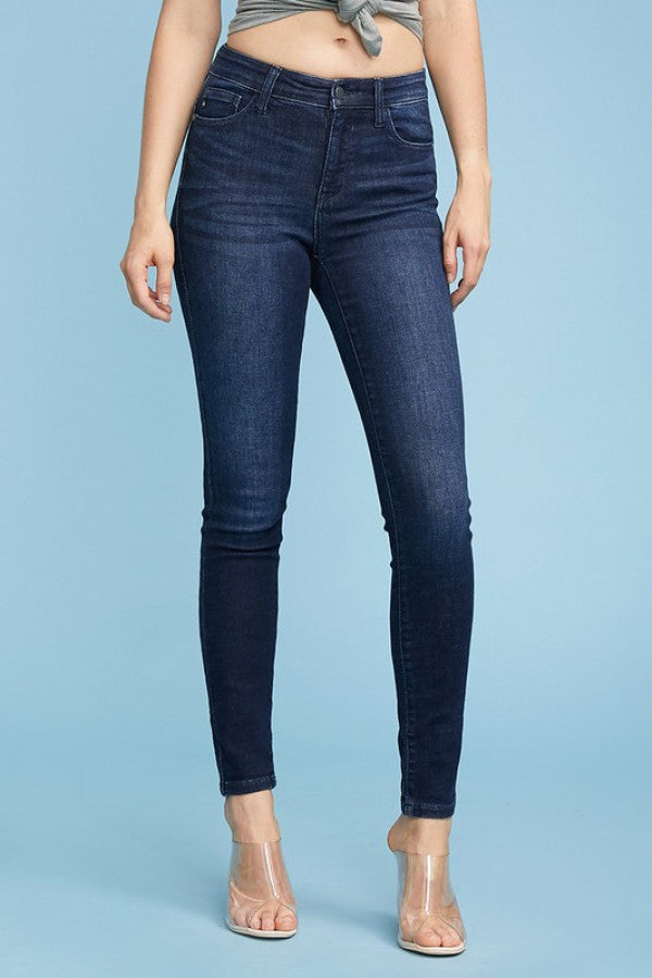 Buy Dark Blue High Waist Skinny Jeans For Women - ONLY