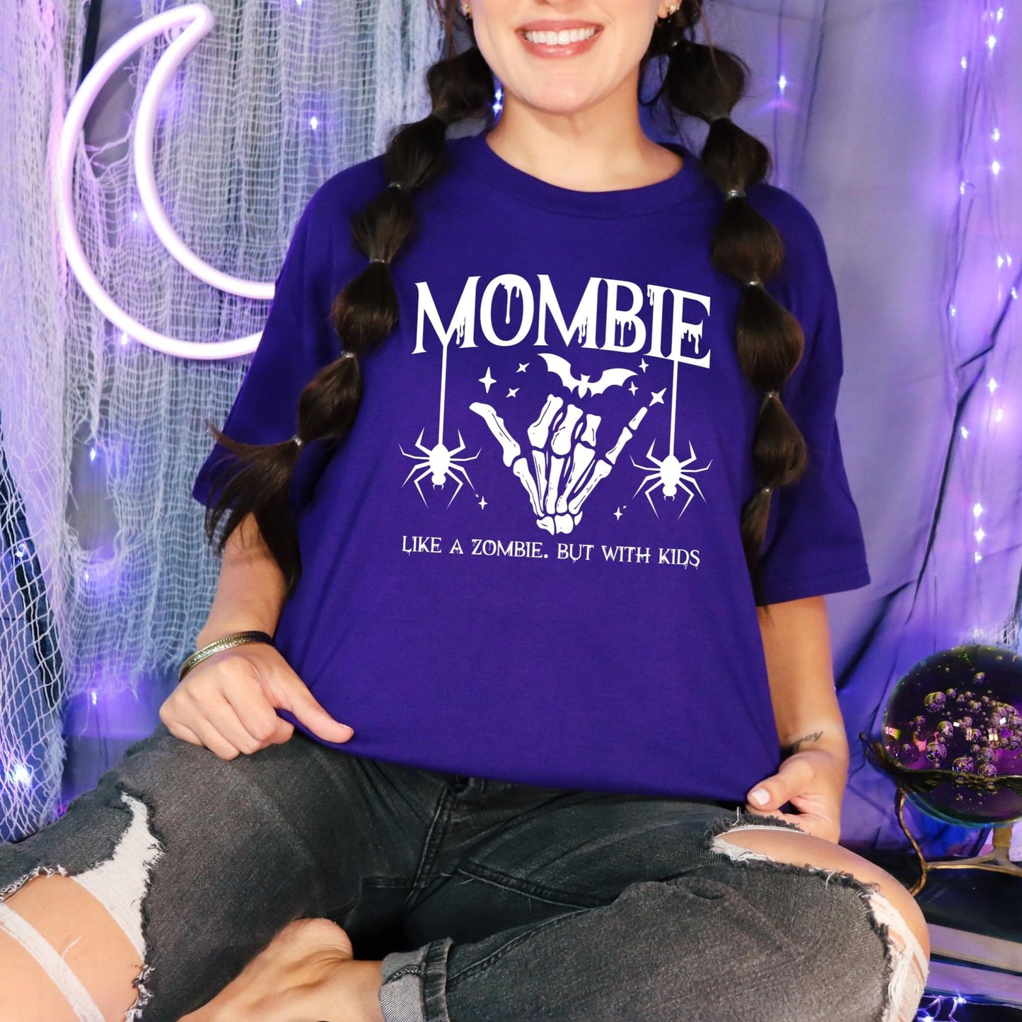 Like a Zombie Mombie Halloween Graphic Tee