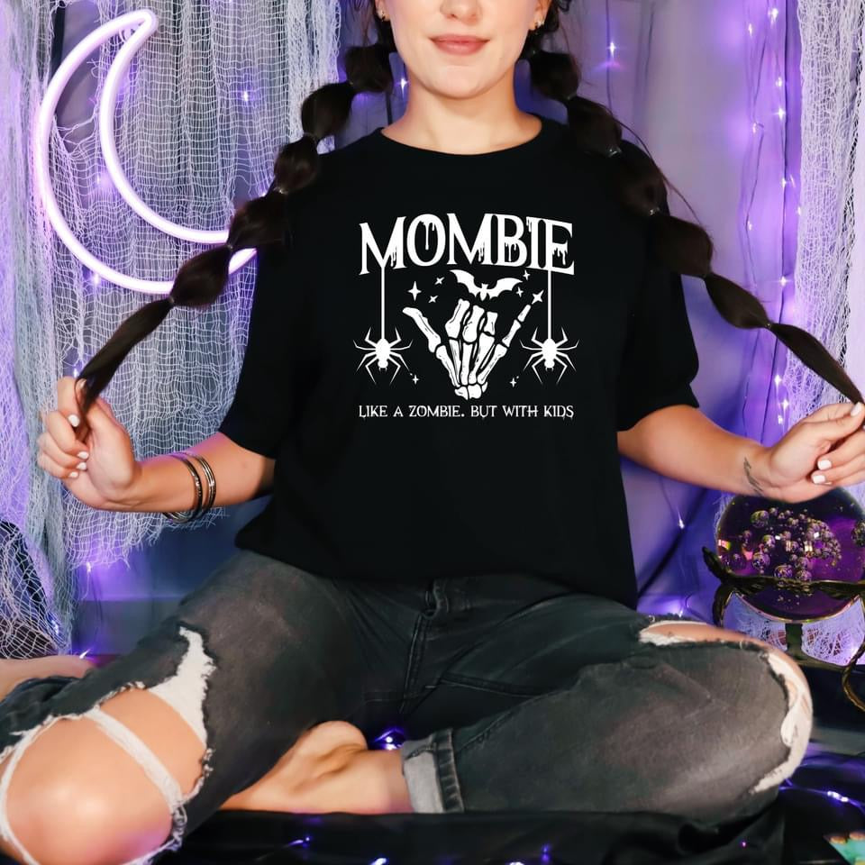 Like a Zombie Mombie Halloween Graphic Tee