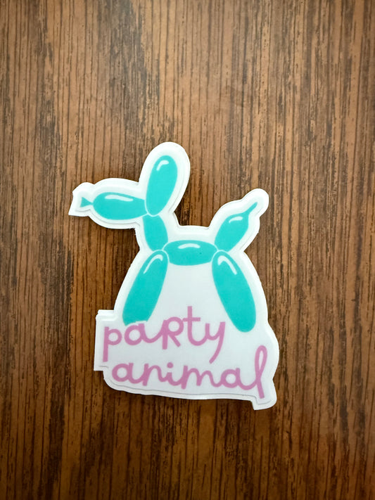 Party Animal Sticker Decal