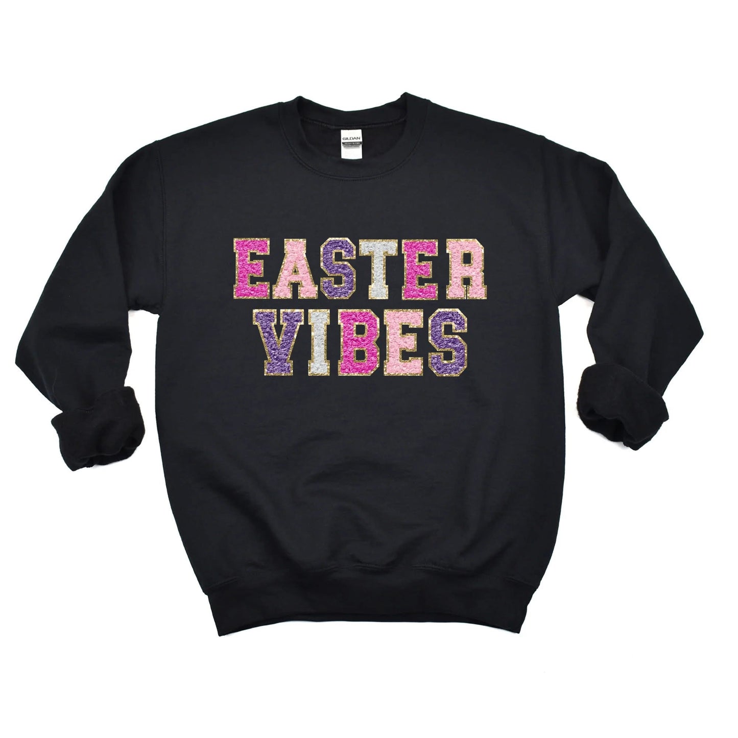 PRE-ORDER Easter Vibes Patch Graphic Tee & Sweatshirt - Adult & Kids