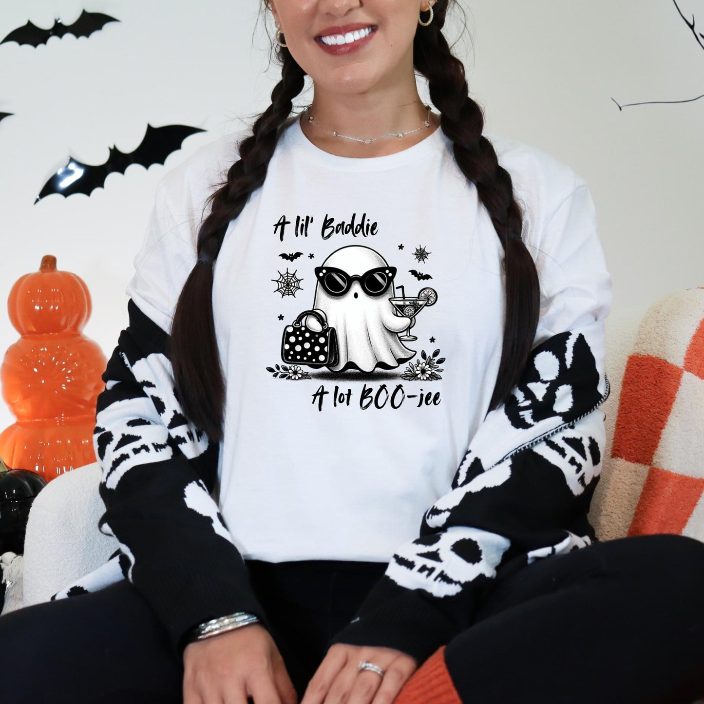 Boujee Baddie Halloween Graphic Tee