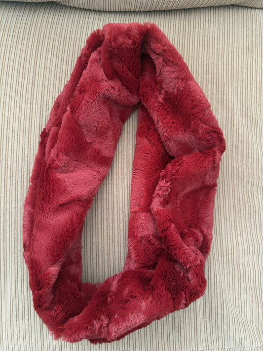 Cardinal Hide Minky Infinity Scarf