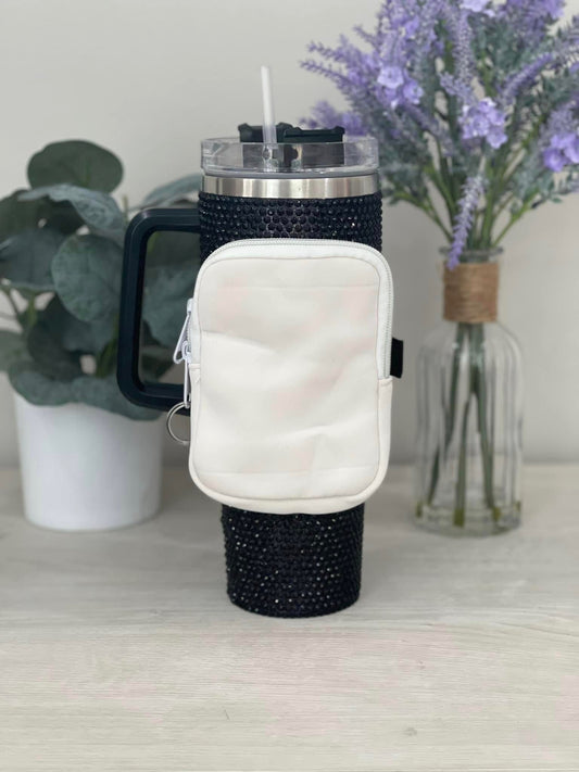 WHITE ONLY Water Bottle Pouch